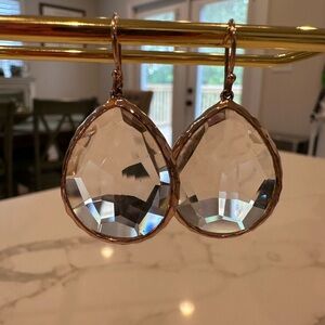 IPPOLITA Rosé Rock Candy Clear Quartz Large Teardrop Earrings